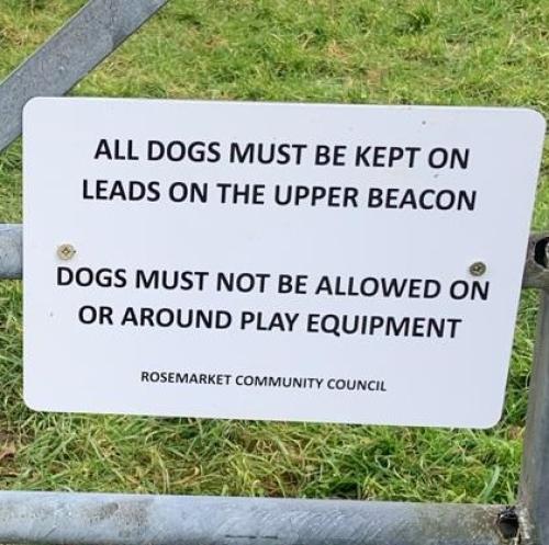 STOLEN SIGNAGE FROM THE BEACON 